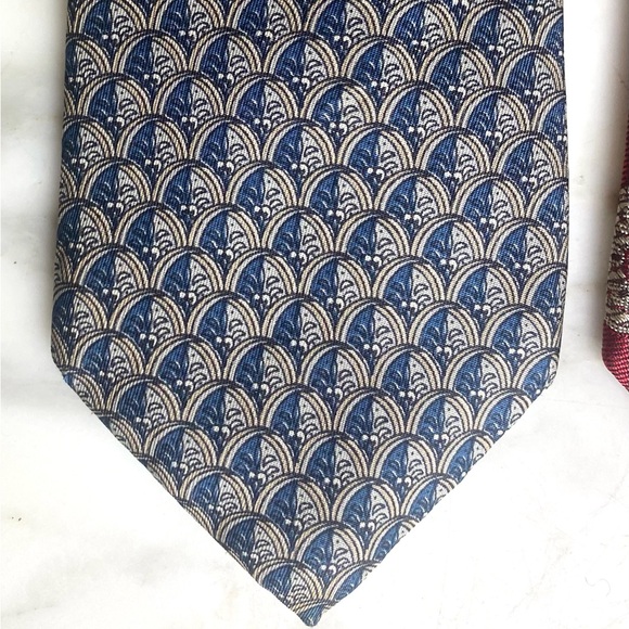 7 Vintage Silk Ties Fendi, Givenchy, Dior, Balmain, PierreCardin, Boss, Ken Cole - Picture 14 of 16
